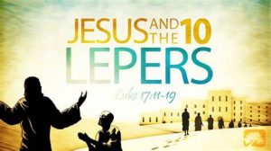 Jesus and The 10 Lepers - Bible Symbols